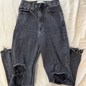 Abercrombie ultra high rise curve love jeans